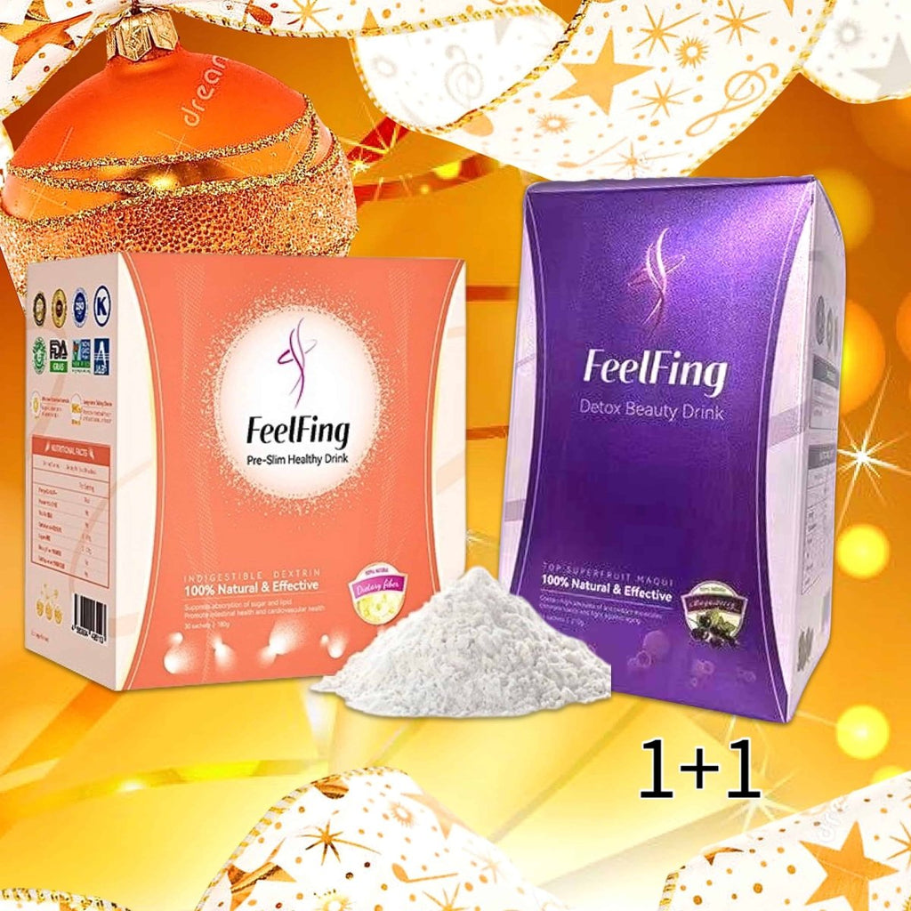 英國 FeelFing 天然瘦身1+1組合（刮油飲+阻隔飲）纖體系列FeelFingBeauty decoder 醫美護膚品專門店