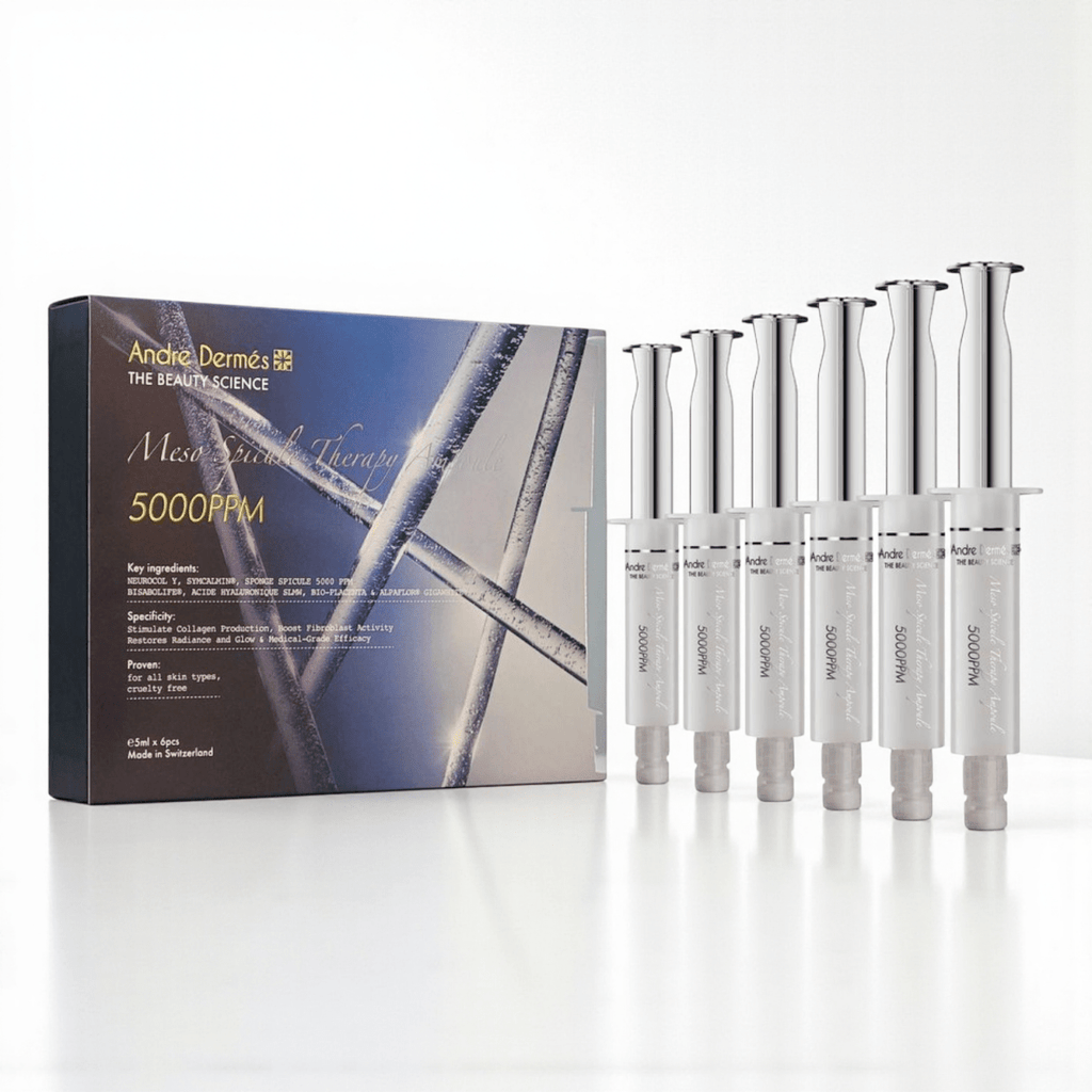 現貨瑞士Andre Dermés 5000PPM 初生光海綿骨針煥顏精華 5ml x6支超級優惠Andre DermésBeauty decoder 醫美護膚品專門店