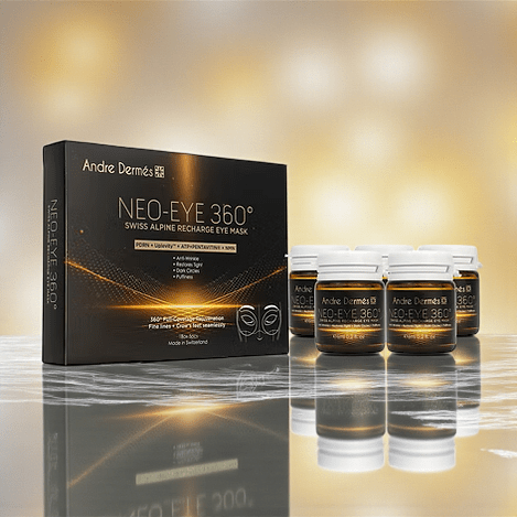 現貨瑞士Andre Dermés NEO - EYE 360°多維凍齡液態填充眼膜 (5對/盒)超級優惠Andre DermésBeauty decoder 醫美護膚品專門店