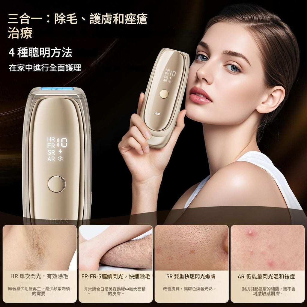 現貨ANLAN 三合一打斑脫毛去痘冰點閃光炮(6個月保養)超優惠ANLANBeauty decoder 醫美護膚品專門店