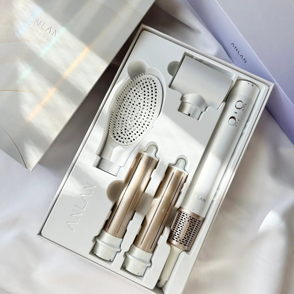 現貨日本ANLAN 四合一造型負離子風筒(6個月保養)超優惠ANLANBeauty decoder 醫學護膚品專門店6977254871905