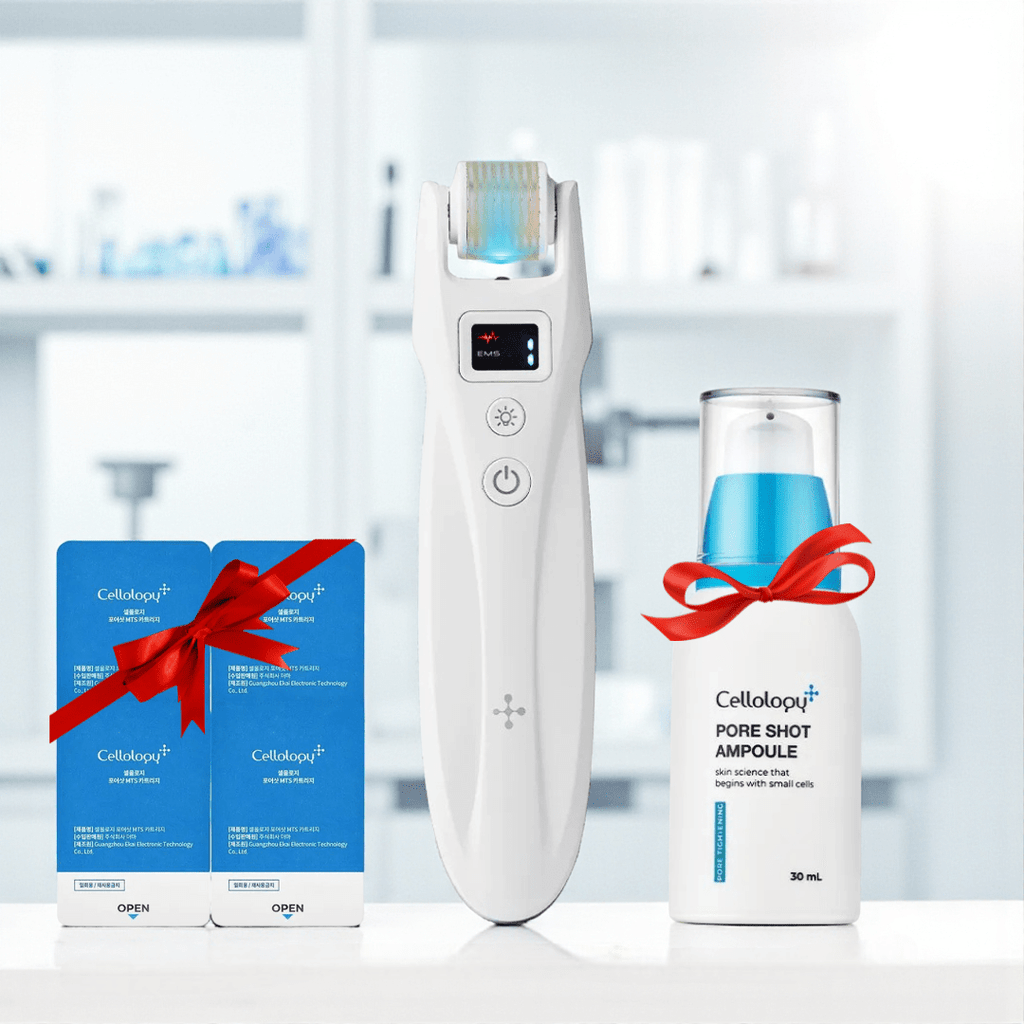 現貨韓國Cellology PORE SHOT煥膚MTS電動微針機套裝(包1支精華+4替換頭)超級優惠CellologyBeauty decoder 醫美護膚品專門店8800250310025