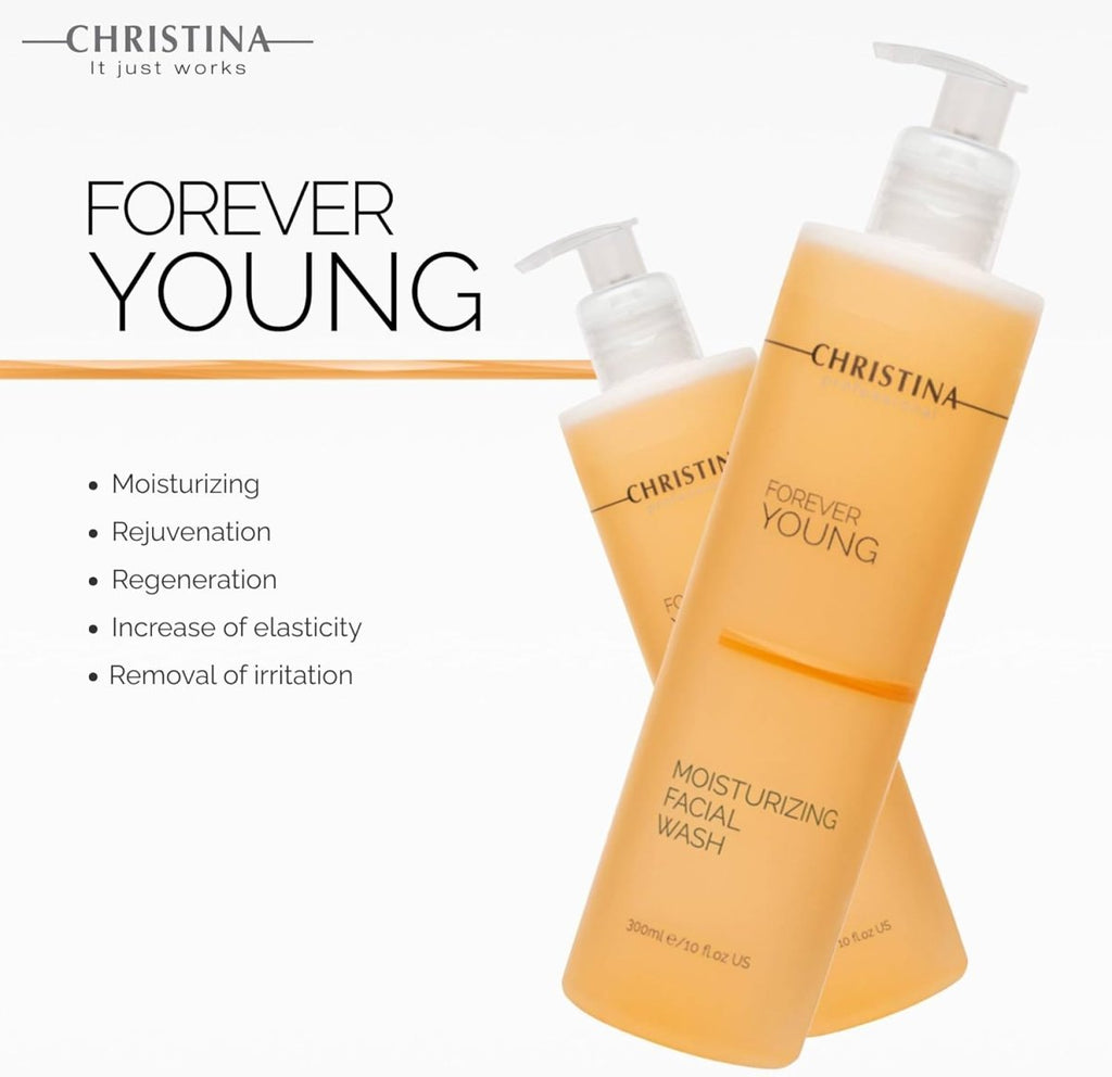 現貨以色列Christina Forever Young 保濕潔面凝露300ML超優惠ChristinaBeauty decoder 醫美護膚品專門店