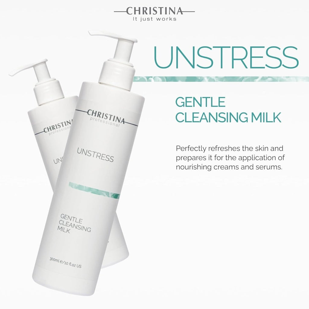 現貨以色列Christina Unstress 1 乳酸菌鎮靜舒緩潔面乳 300ml超優惠ChristinaBeauty decoder 醫美護膚品專門店