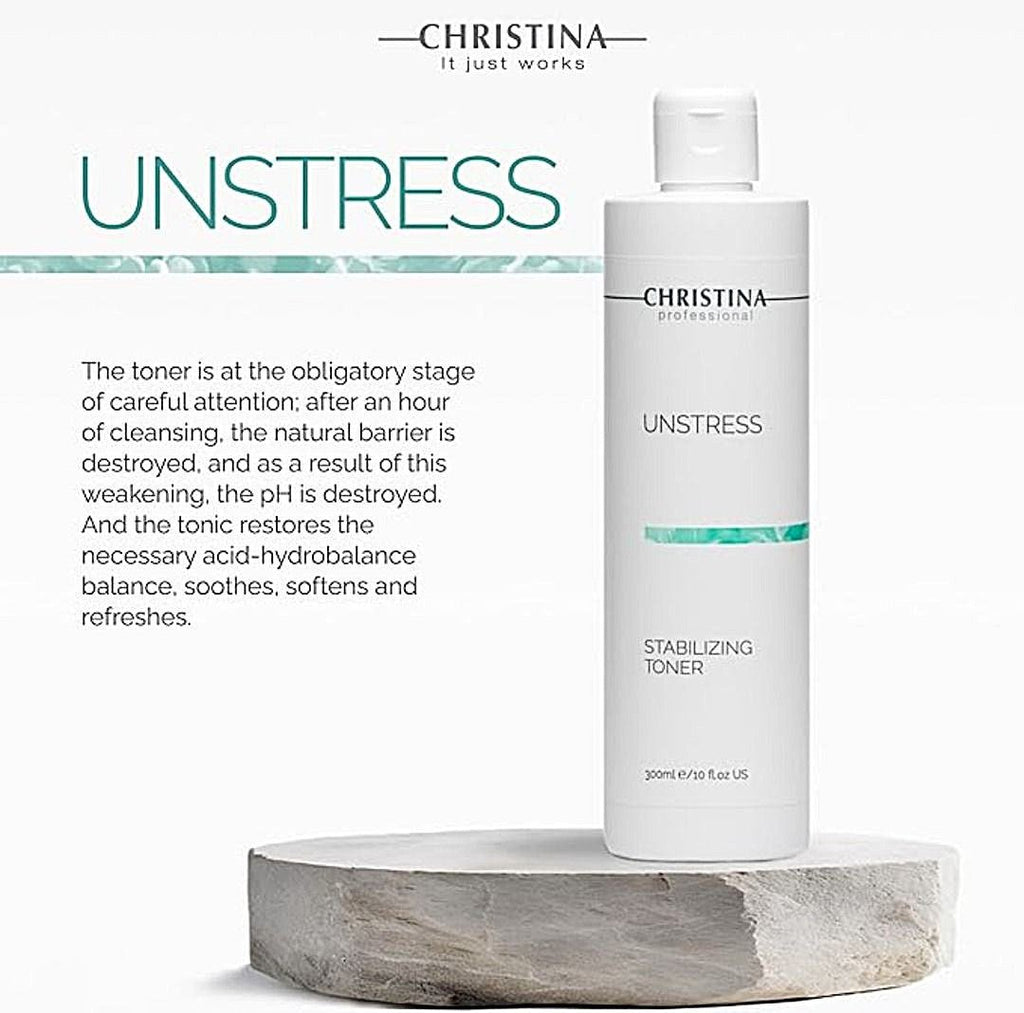 現貨以色列Christina Unstress 2 乳酸菌肌活修護精萃爽膚水300ml超優惠ChristinaBeauty decoder 醫美護膚品專門店