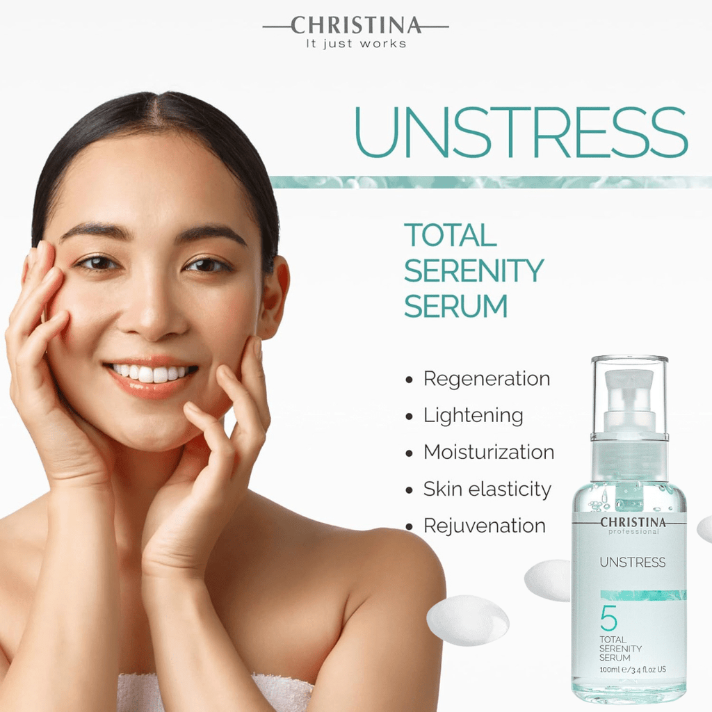 現貨以色列Christina Unstress 5 乳酸菌全效修護保濕精華100ml超優惠ChristinaBeauty decoder 醫美護膚品專門店