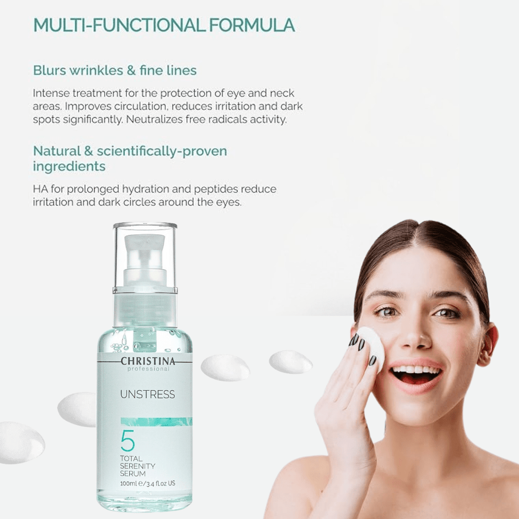 現貨以色列Christina Unstress 5 乳酸菌全效修護保濕精華100ml超優惠ChristinaBeauty decoder 醫美護膚品專門店
