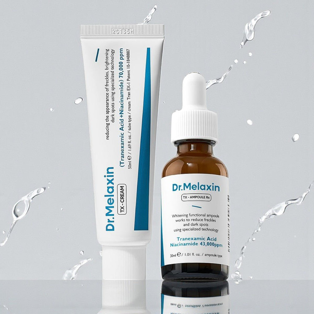 現貨韓國Dr. Melaxin TX傳明酸強效修護美白去斑套裝(精華RX+面霜)超優惠Dr. MelaxinBeauty decoder 醫美護膚品專門店