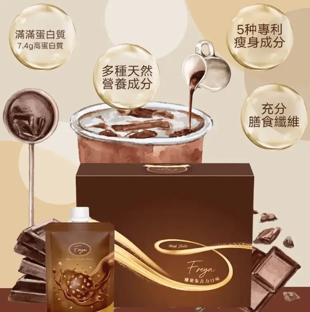 現貨Freya 榛果朱古力味代餐(1盒14包)裕美、五索推介超優惠FreyaBeauty decoder 醫美護膚品專門店