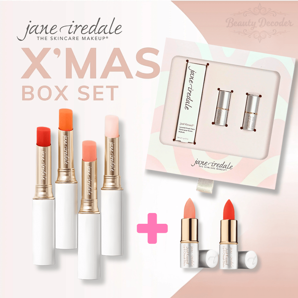 現貨[行貨]美國Jane Iredale 玫瑰變幻唇膏1送2套裝限量版 (四色選1, 送2支迷你唇膏)超級優惠Jane IredaleBeauty decoder 醫美護膚品專門店