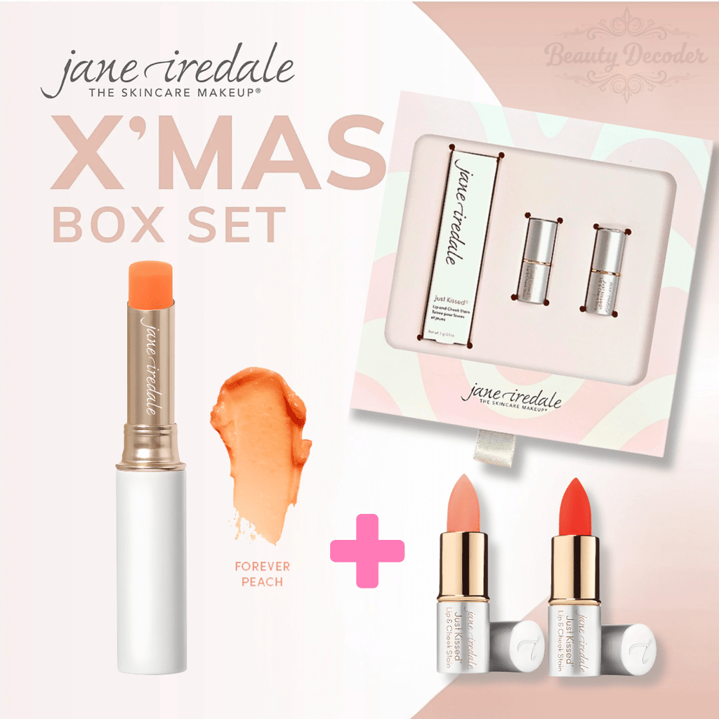 現貨[行貨]美國Jane Iredale 玫瑰變幻唇膏1送2套裝限量版 (四色選1, 送2支迷你唇膏)超優惠Jane IredaleBeauty decoder 醫美護膚品專門店