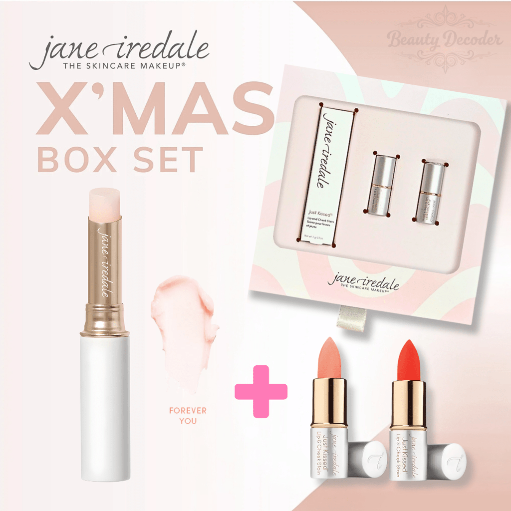 現貨[行貨]美國Jane Iredale 玫瑰變幻唇膏1送2套裝限量版 (四色選1, 送2支迷你唇膏)超優惠Jane IredaleBeauty decoder 醫美護膚品專門店
