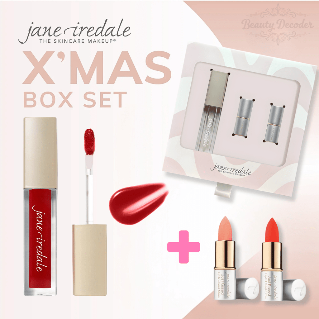 現貨[行貨]美國Jane Iredale 晚櫻草水光玻璃唇釉1送2套裝限量版 (五色選1, 送2支迷你唇膏)超優惠Jane IredaleBeauty decoder 醫美護膚品專門店