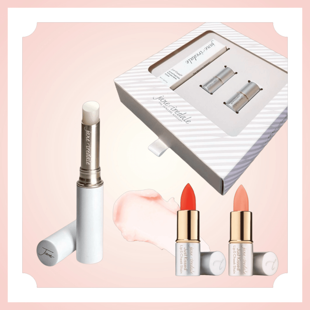 [行貨]美國Jane Iredale 玫瑰變幻唇膏1送2套裝 Just Kissed ® Forever 限量版期間限定套組Jane IredaleBeauty decoder 醫美護膚品專門店