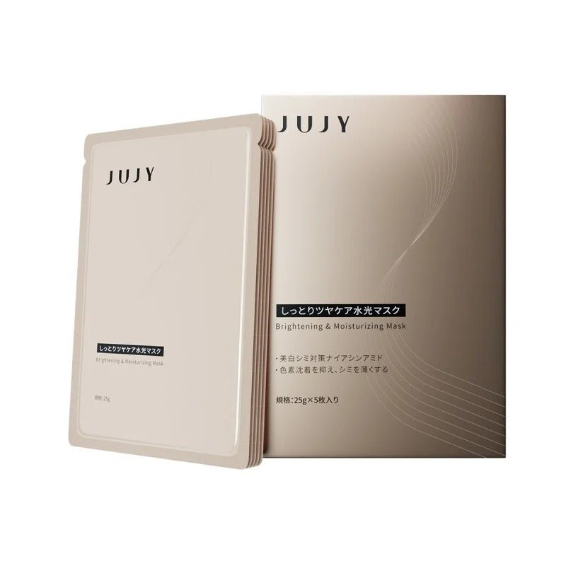 日本JUJY 盈潤煥顏水光面膜 (1盒5片) 美光機/牛奶機專用面膜JUJYBeauty decoder 醫美護膚品專門店