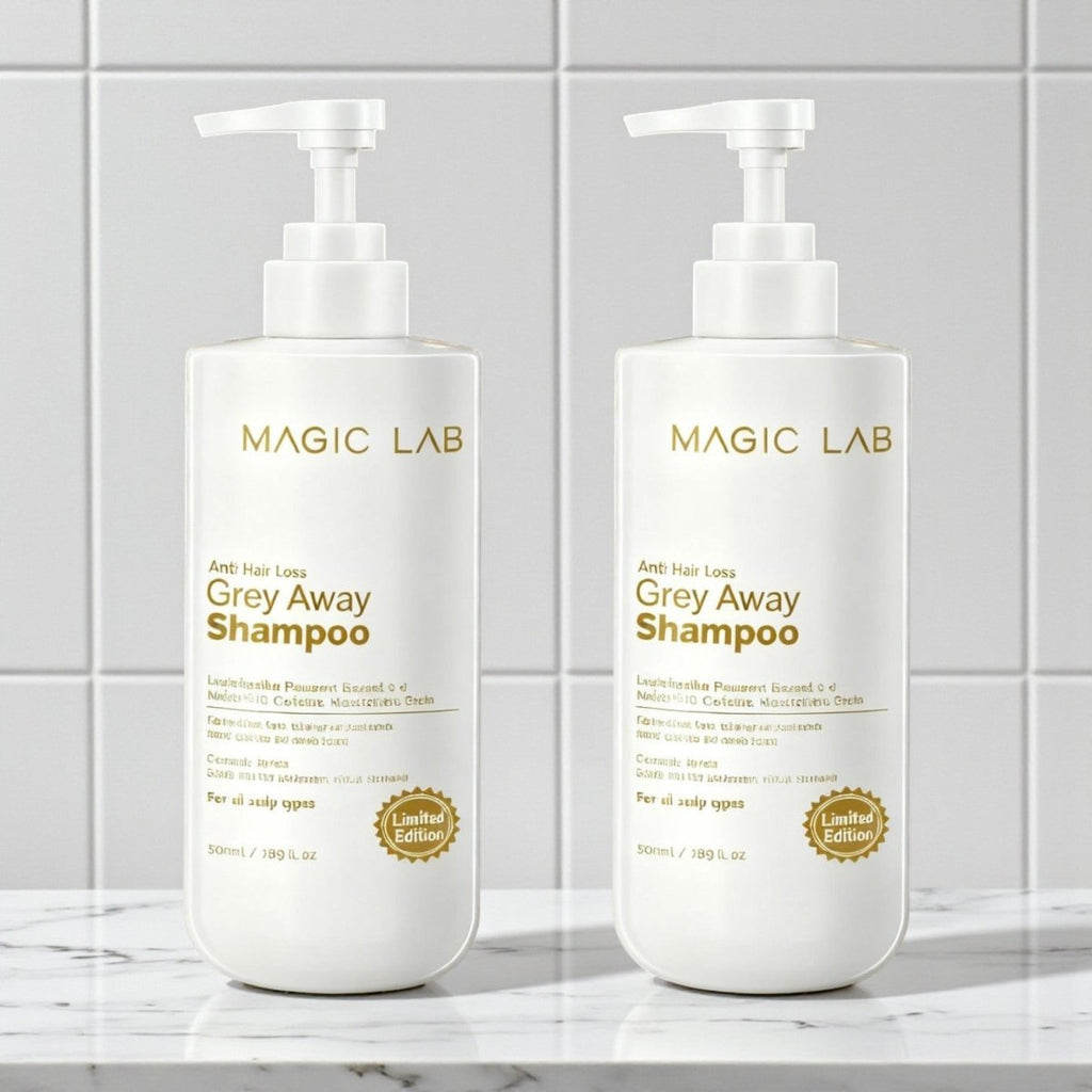 現貨MAGIC LAB Grey Away 白變黑生髮洗頭水500ML超優惠Magic LabBeauty decoder 醫美護膚品專門店