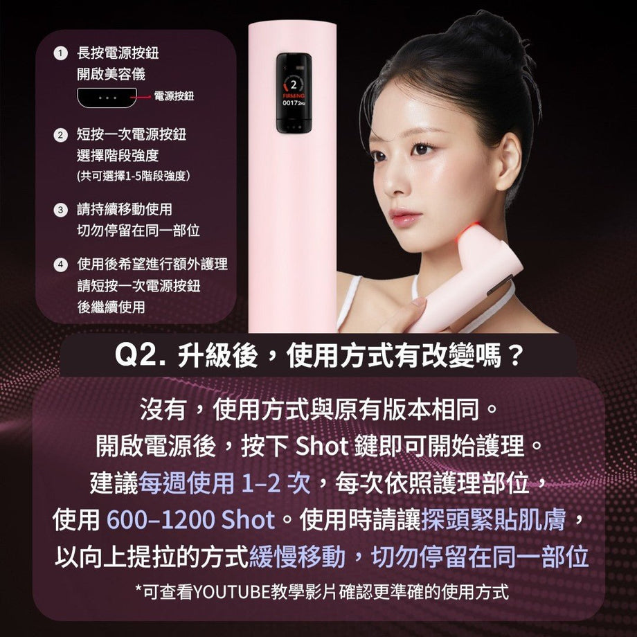 現貨】[現貨有保養]Medicube AGE-R High Focus Shot Plus 超聲波美容儀