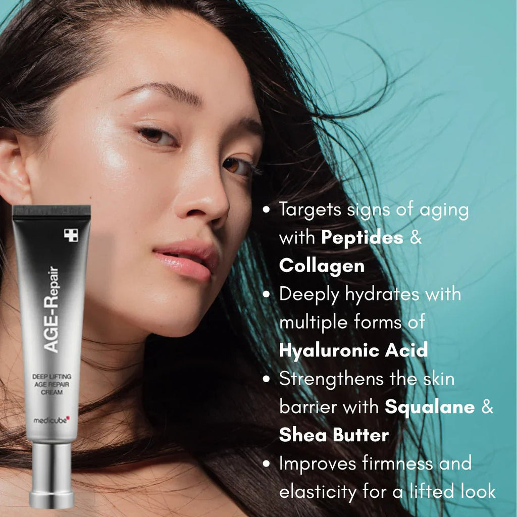 現貨韓國Medicube AGE - Repair 深層提升修復面霜30ml超優惠MEDICUBEBeauty decoder 醫美護膚品專門店