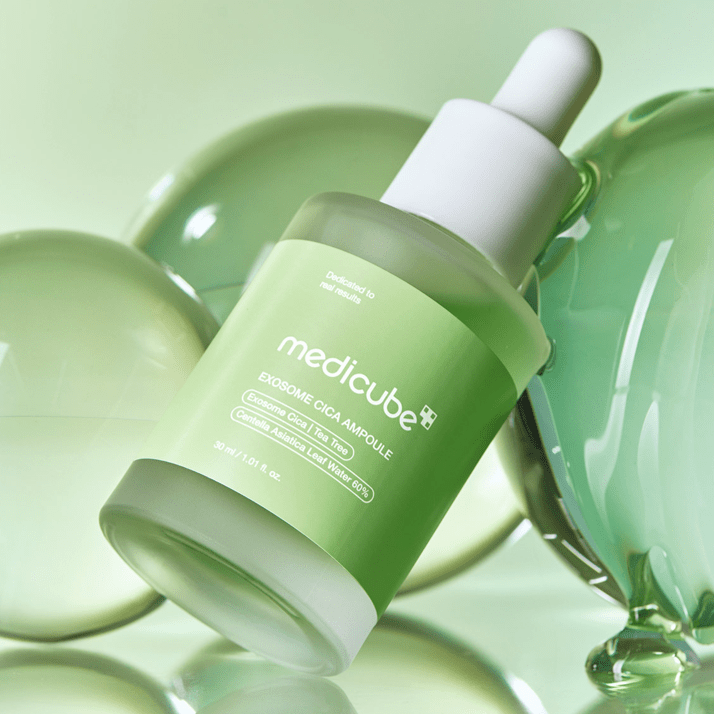 現貨韓國MEDICUBE EXOSOME CICA 外泌體積雪草鎮靜修護安瓶 30ml超級優惠MEDICUBEBeauty decoder 醫美護膚品專門店8800256112074