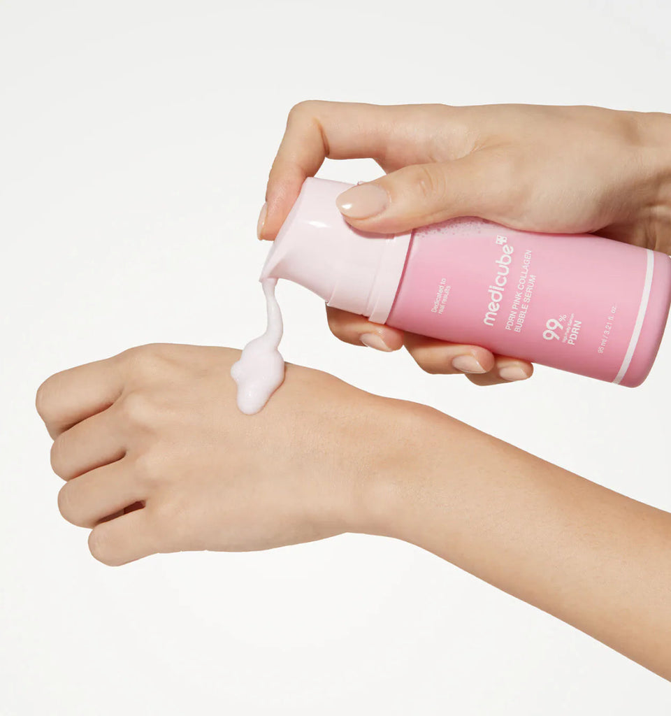 現貨韓國Medicube PDRN粉紅膠原泡沫精華95ML超優惠MEDICUBEBeauty decoder 醫美護膚品專門店