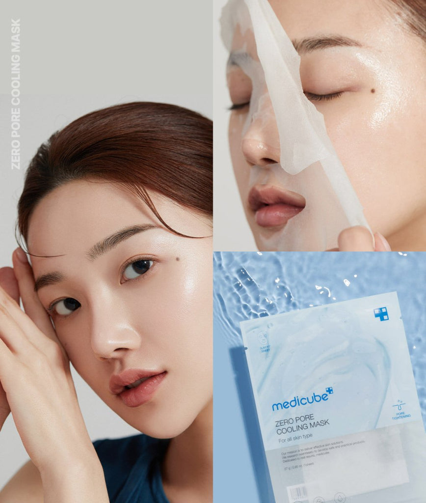 韓國 Medicube Zero Pore Cooling Mask毛孔淨化冰感面膜 10片面膜MEDICUBEBeauty decoder 醫美護膚品專門店