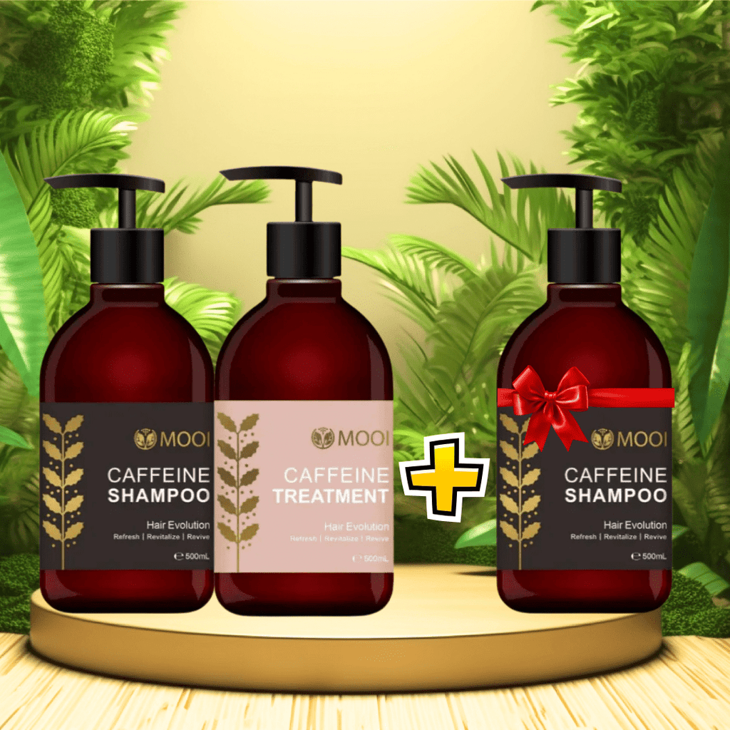 現貨MOOI咖啡因髮質進化洗髮露/護髮素 500ml 套裝買2送1超級優惠MOOIBeauty decoder 醫美護膚品專門店4711109026964
