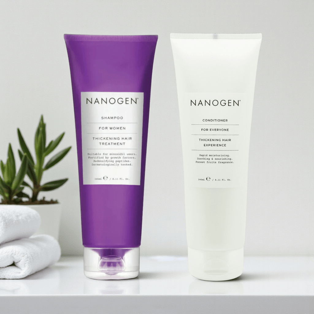 現貨英國Nanogen 女士生長因子生髮套裝（洗頭水+護髮素）超級優惠NANOGENBeauty decoder 醫美護膚品專門店