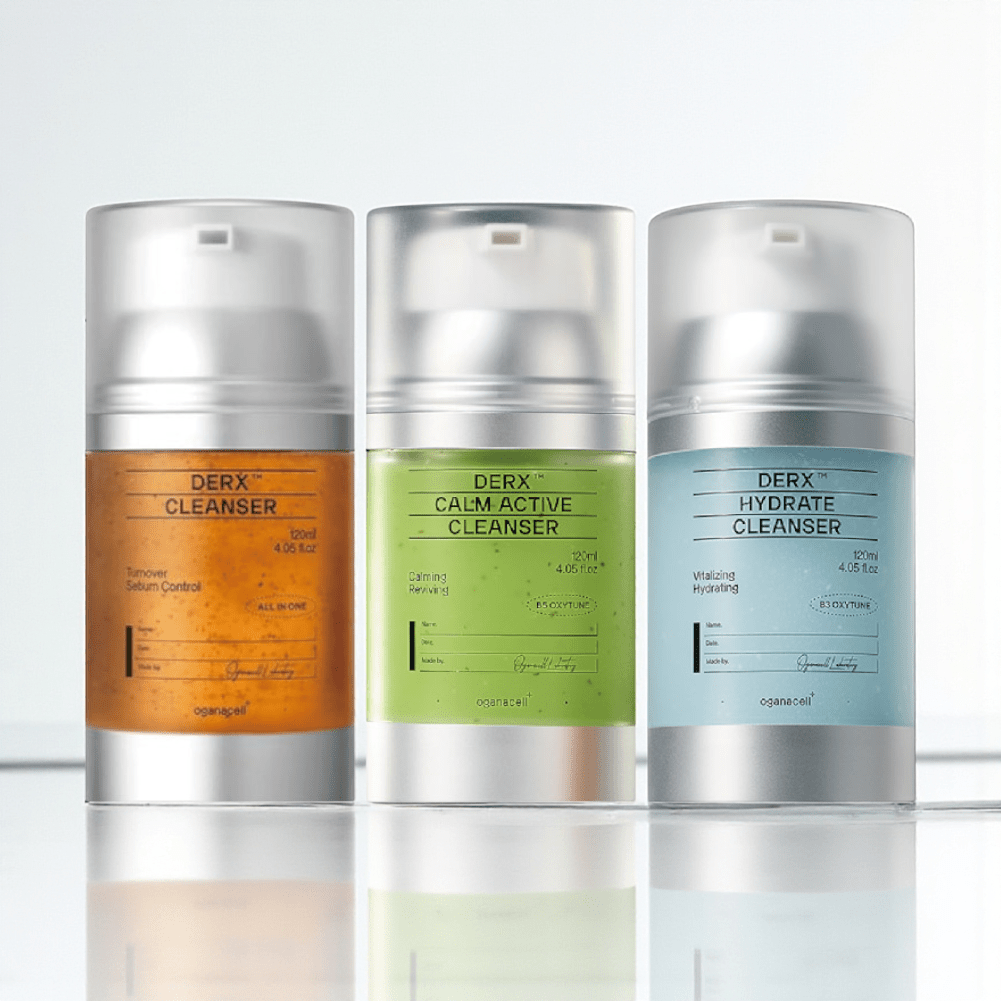 現貨韓國Oganacell DERX™系列潔面三件套(核桃+保濕+鎮靜)共3件 - 新包裝超級優惠OganacellBeauty decoder 醫美護膚品專門店