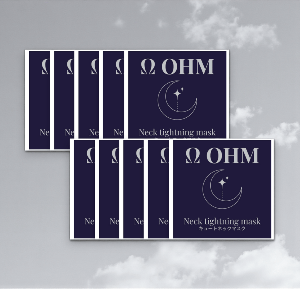 現貨日本OHM 拉皮級天鵝頸彈力頸膜(5片)超優惠OHMBeauty decoder 醫美護膚品專門店