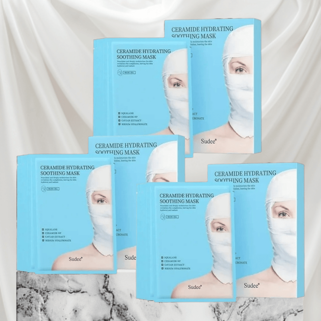 韓國SUDEE 繃帶面膜[藍色]補水舒緩 1盒5片面膜SUDEEBeauty decoder 醫美護膚品專門店