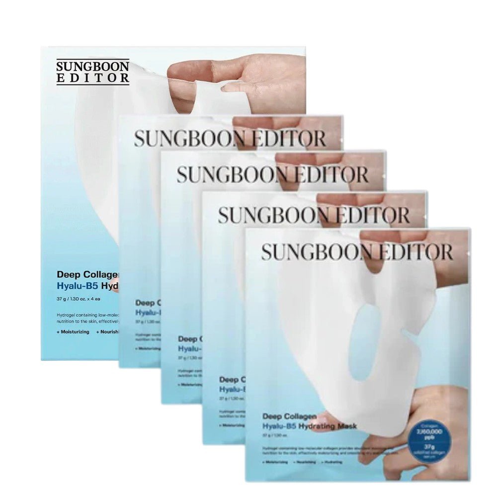 現貨韓國SUNGBOON EDITOR 深層膠原蛋白透明質酸B5保濕過夜面膜1盒4片 新包裝超優惠SUNGBOON EDITORBeauty decoder 醫美護膚品專門店8800253020419