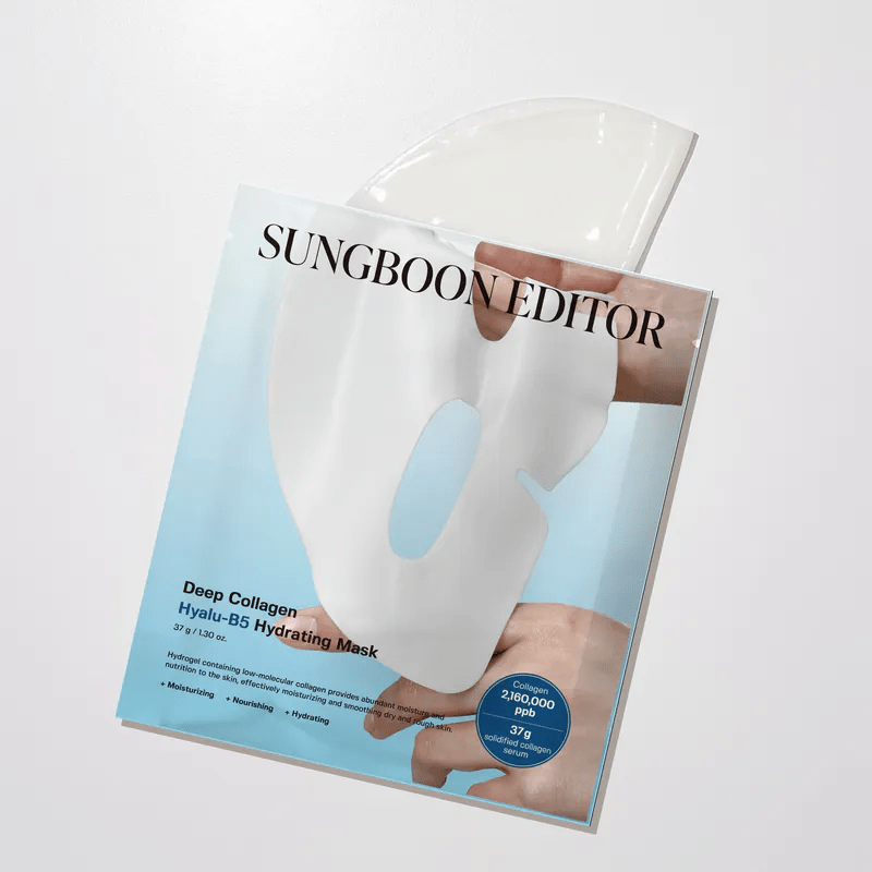 現貨韓國SUNGBOON EDITOR 深層膠原蛋白透明質酸B5保濕過夜面膜1盒4片 新包裝超優惠SUNGBOON EDITORBeauty decoder 醫美護膚品專門店8800253020419