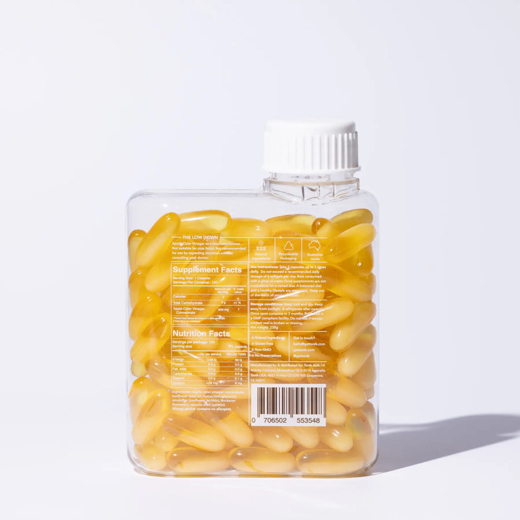 現貨澳洲TONIK No.2 有機蘋果醋膠囊瘦瘦丸(120粒)超優惠TONIKBeauty decoder 醫美護膚品專門店