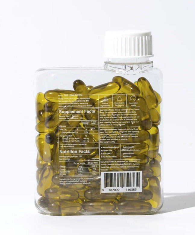 現貨澳洲TONIK No.4 有機火麻仁油膠囊(120粒)超優惠TONIKBeauty decoder 醫美護膚品專門店0787099710385