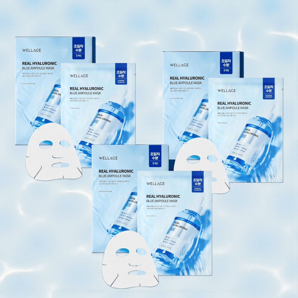 現貨韓國Wellage 透明質酸保濕安瓶面膜 1盒5片超優惠WellageBeauty decoder 醫美護膚品專門店