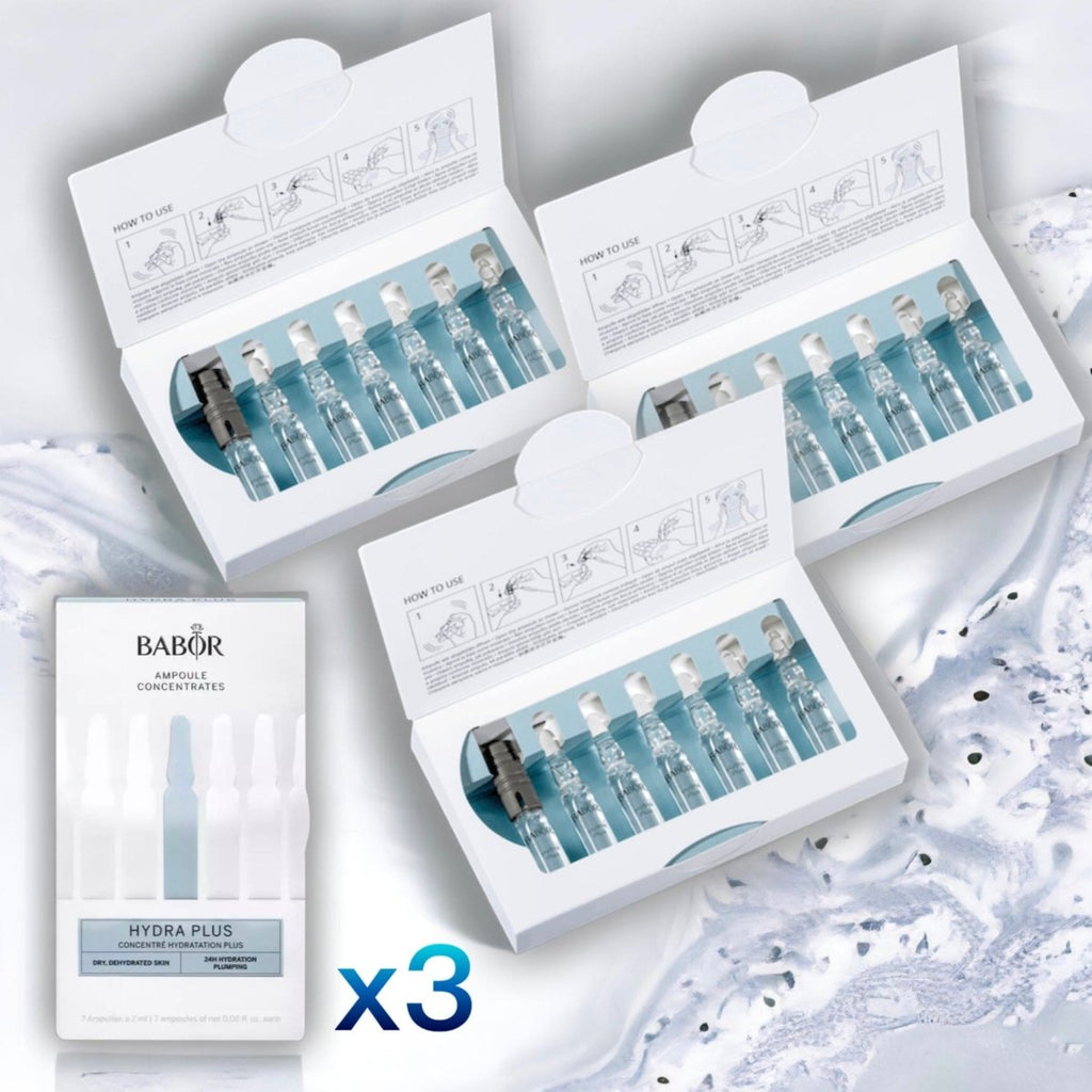 德國Babor - Hydra Plus 透明質酸儲水安瓿 （2ml x 7支） (新包裝)精華素BABORBeauty decoder 醫美護膚品專門店