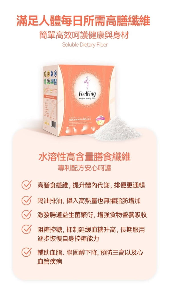 英國FeelFing 天然纖體任吃油糖阻隔飲（2盒裝）纖體系列FeelFingBeauty decoder 醫美護膚品專門店